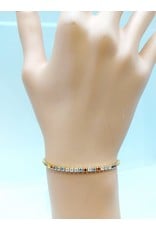 BCF0025-Gold, Multicolour Bracelet