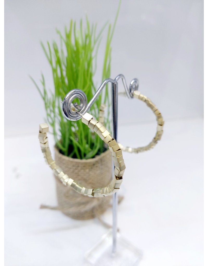 ERF0187 - Gold,  Hoop Earring