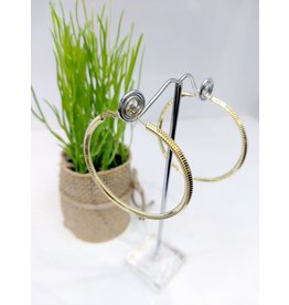 ERF0212 - Gold,  Hoop Earring