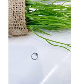 NRB0019 - Silver Hoop Hoop Nose Ring