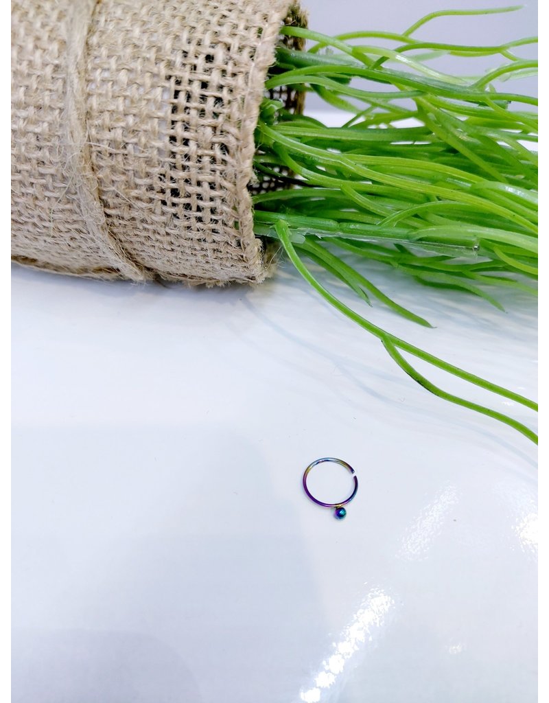 NRB0020 - Multicolour Hoop Nose Ring