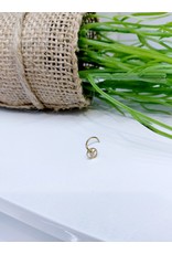 NRB0025 - Gold Peace Gold Nose Ring