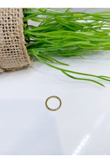 NRB0027 - Gold Gold Hoop Nose Ring