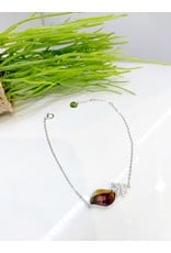 BCF0062 -  Silver Purple Bracelet