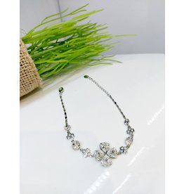 BCF0070 -  Silver Flower Bracelet