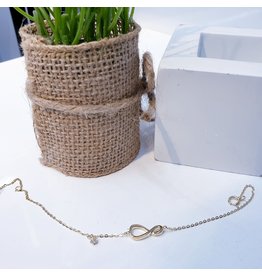BCF0120 -  Gold Infinity Bracelet