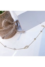 ANG0003 -  Gold, Pineapple Sterling Silver