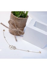 ANG0032 -  Gold Sterling Silver Anklet