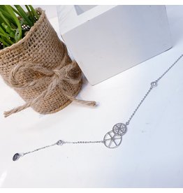 ANG0033 -  Silver Sterling Silver Anklet