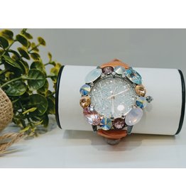 WTA0012 - Orange White, Pink, Mother Of Pearl Watch