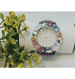 WTA0016 - Grape Mother Of Pearl, Pink, Emerald Green, Red Watch