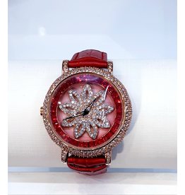 50256029 - Red and Gold Watch with Rotating Centre