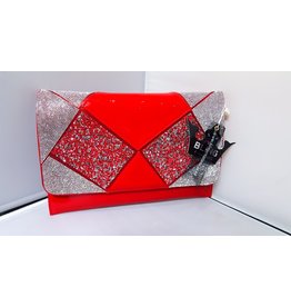 20240022 - Red  Clutch Bag