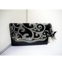 20240054 - Black Silver Clutch Bag