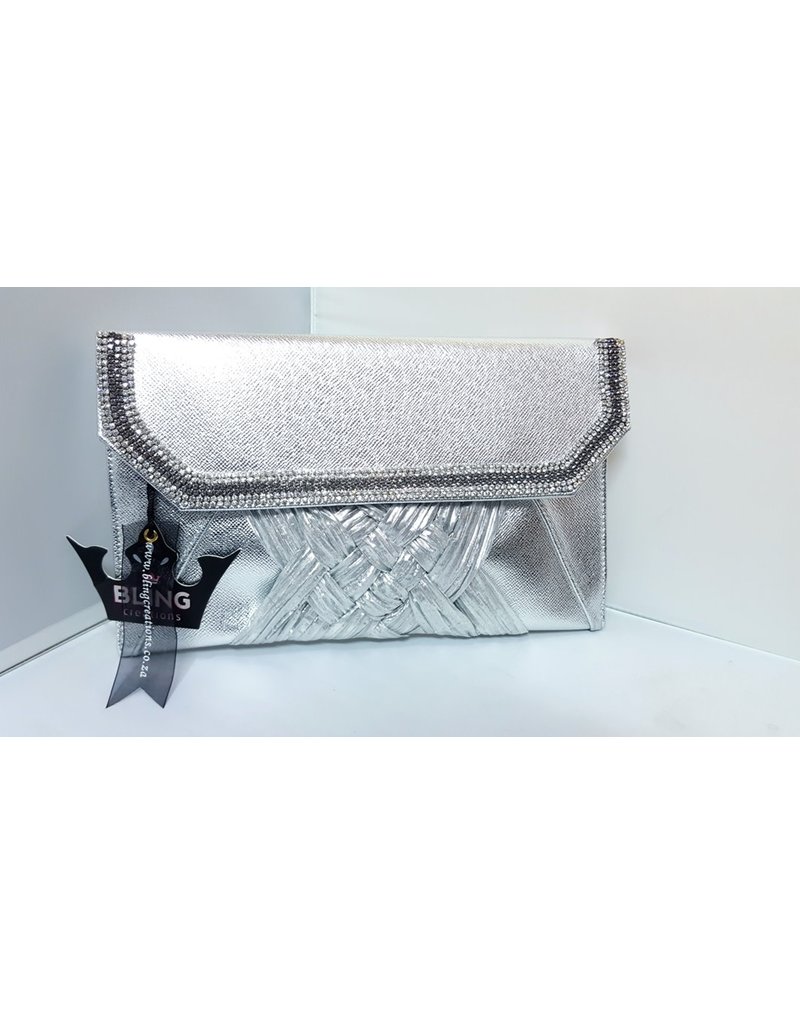 20240057 - Silver  Clutch Bag