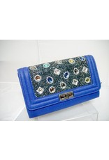 20240086 - Blue Multicolour Clutch Bag