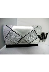 40240023 - Black Silver Clutch Bag