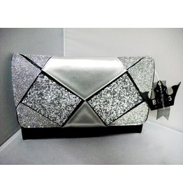 40240023 - Black Silver Clutch Bag