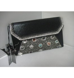 40240044 - Black Multicolour Clutch Bag