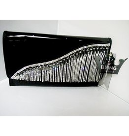 40240048 - Black Silver Clutch Bag