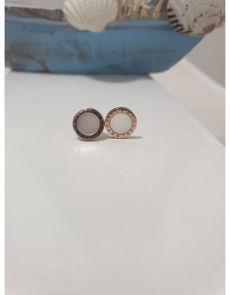 Ere0022 - Circle Rose Gold  Earring