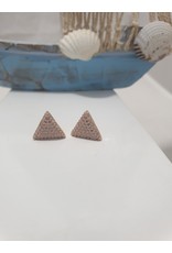 Ere0030 - Triangle Rose Gold Rose Gold Earring