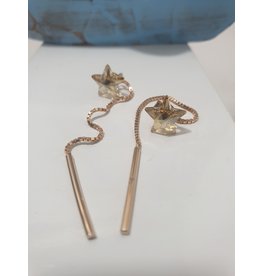 Ere0034 - Star With Chain  Earring