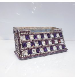 60220028 - Purple and Silver Card Holder