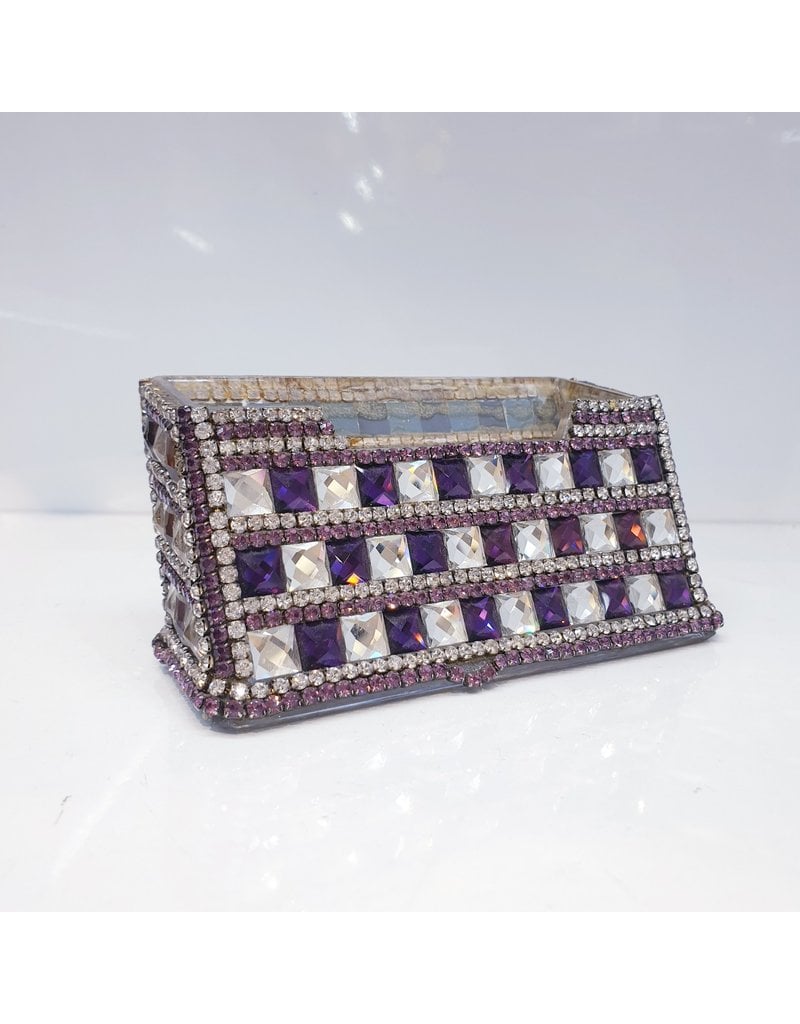 60220028 - Purple and Silver Card Holder