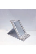60210036 - Silver Mirror with Silver big stones