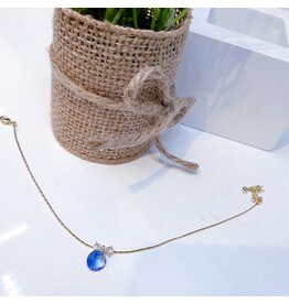 ANG0036 -  Gold Bow Anklet