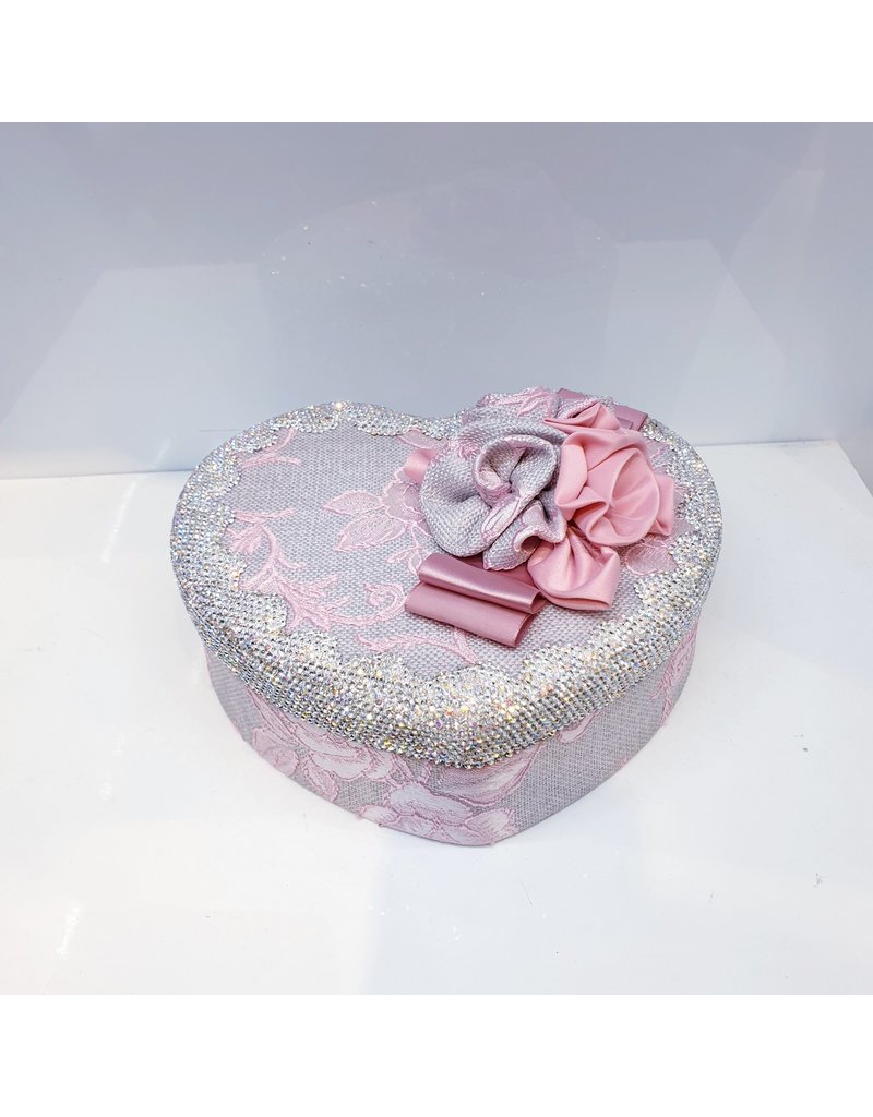 60250220 - Heart Patterned Jewellery Box