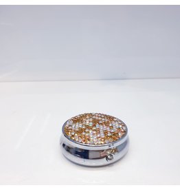 60250639 - Gold Round Pillbox
