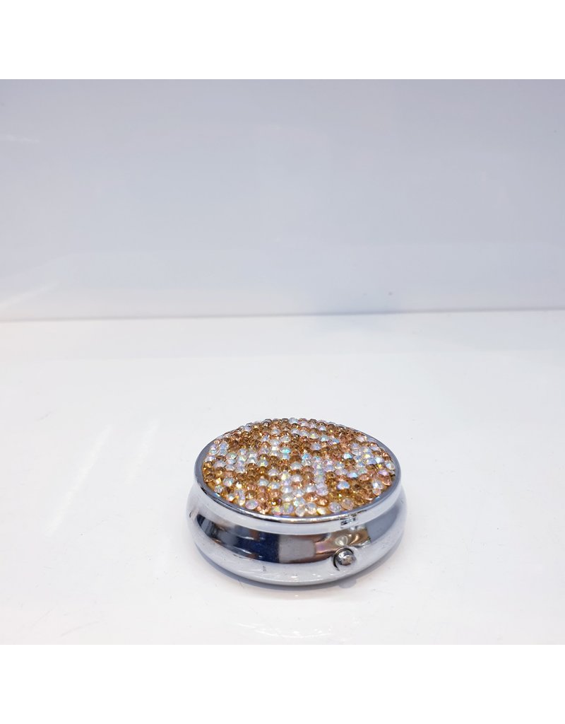 60250639 - Gold Round Pillbox