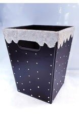 60260005 - Black and Silver Retangular bin