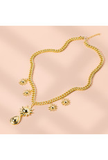 LCB0023 - Gold Multi Layer Necklace