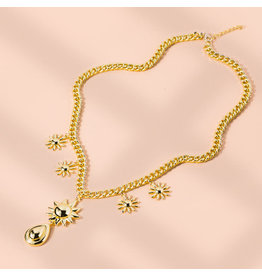 LCB0023 - Gold Multi Layer Necklace