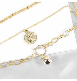 lcb0026 - Three Layer Necklace