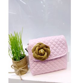 HBA0002 -  Pink, Flower Handbag