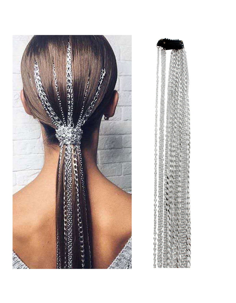 MCA0009 -  Silver 3 Piece Hair Jewellery Hair Jewellery