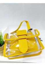 NCA0021 -  Yellow, Transparent, Mini  Novelty Clutch
