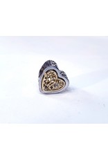 50311820 - Gold and Silver Heart Charm