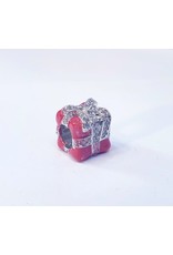 50311845 - Pink and Silver Gift box Charm