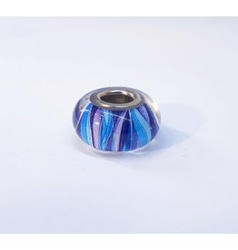 50313443 - Blue Patterned Ring Charm