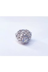 50313465 - Silver Flower Net Charm