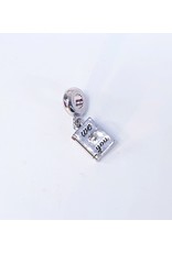 50313489 - Silver Book Charm