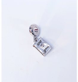 50313489 - Silver Book Charm