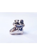 50313515 - Silver Boot With Bow Charm