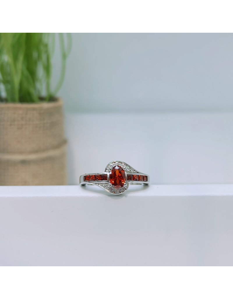 RGC180130 - Red, Silver Ring