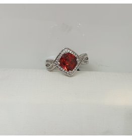 RGC180133 - Red, Silver Ring